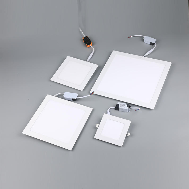 Square surface mounted panel light